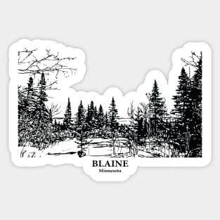 Blaine - Minnesota Sticker